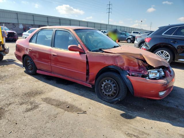 1NXBR12E62Z616399 - 2002 TOYOTA COROLLA CE RED photo 4