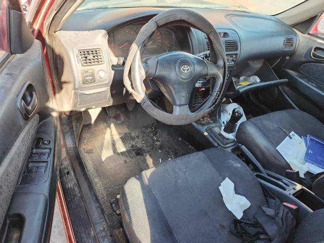 1NXBR12E62Z616399 - 2002 TOYOTA COROLLA CE RED photo 8