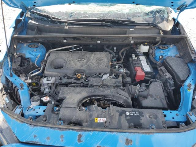 2T3H1RFV7MW166654 - 2021 TOYOTA RAV4 LE BLUE photo 12