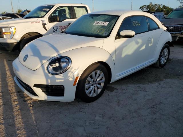 3VWFD7AT3KM711995 - 2019 VOLKSWAGEN BEETLE S WHITE photo 1