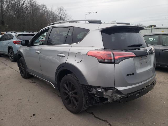 2T3RFREV3JW794021 - 2018 TOYOTA RAV4 ADVENTURE GRAY photo 2