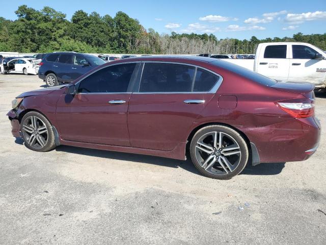 1HGCR2F53GA116073 - 2016 HONDA ACCORD SPORT BURGUNDY photo 2