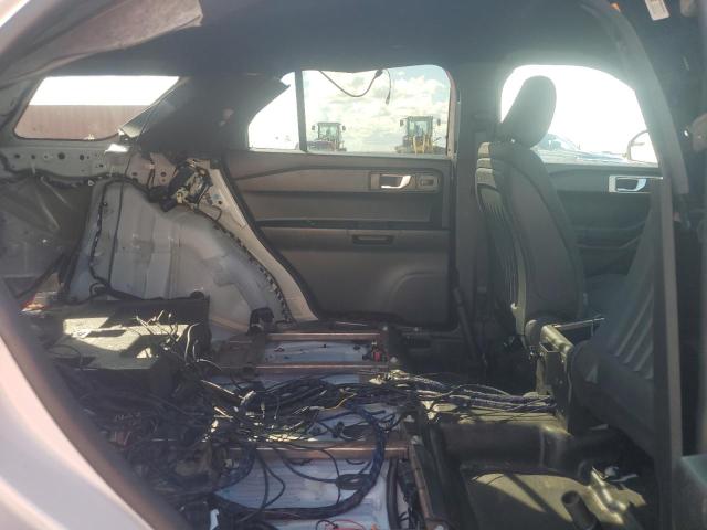 1FM5K8AB6LGA41836 - 2020 FORD EXPLORER POLICE INTERCEPTOR Белый фото 11