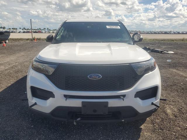 1FM5K8AB6LGA41836 - 2020 FORD EXPLORER POLICE INTERCEPTOR Белый фото 5