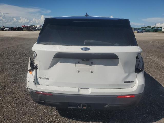 1FM5K8AB6LGA41836 - 2020 FORD EXPLORER POLICE INTERCEPTOR Белый фото 6