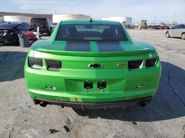 2G1FF1EV3A9225936 - 2010 CHEVROLET CAMARO LT GREEN photo 6