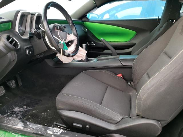 2G1FF1EV3A9225936 - 2010 CHEVROLET CAMARO LT GREEN photo 7