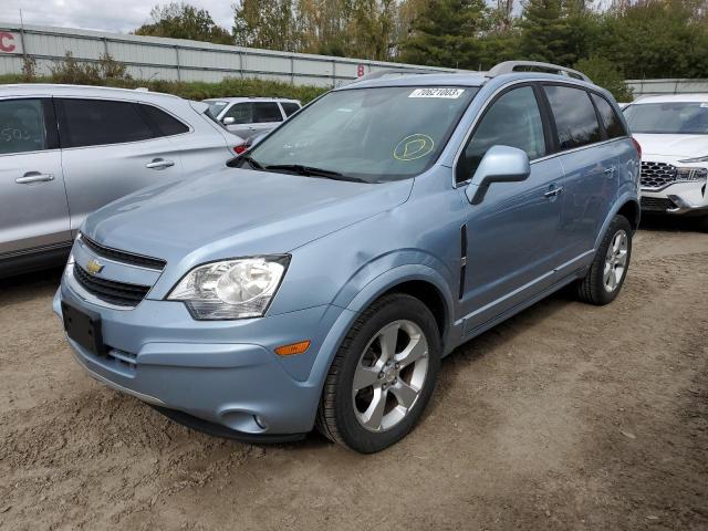 3GNAL4EK9ES559308 - 2014 CHEVROLET CAPTIVA LTZ BLUE photo 1