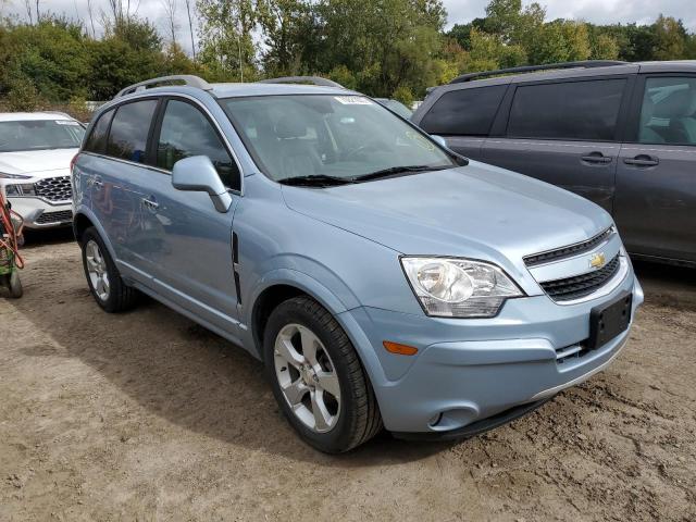 3GNAL4EK9ES559308 - 2014 CHEVROLET CAPTIVA LTZ BLUE photo 4