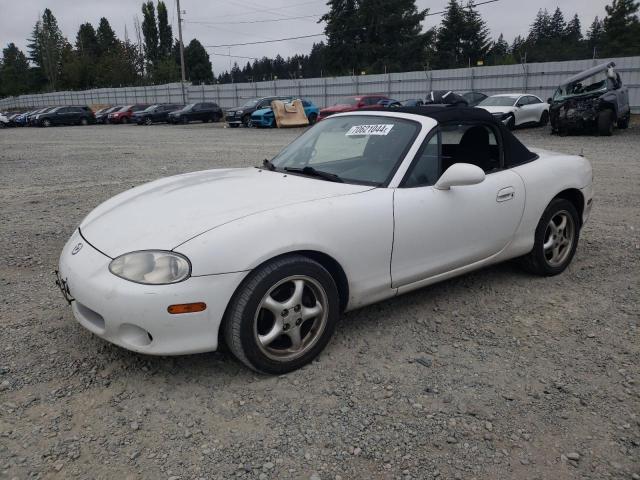 JM1NB353910205080 - 2001 MAZDA MX-5 MIATA BASE WHITE photo 1