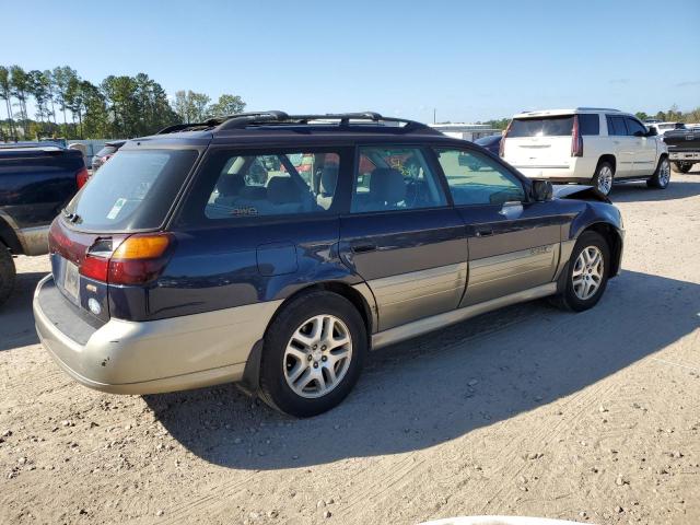 4S3BH675X37631646 - 2003 SUBARU LEGACY OUTBACK AWP BLUE photo 3