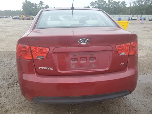 KNAFU4A27A5247765 - 2010 KIA FORTE EX BURGUNDY photo 6