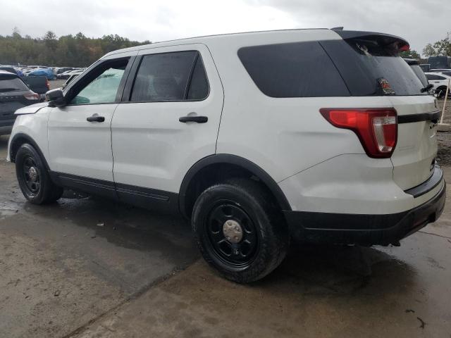 1FM5K8AR4JGC34366 - 2018 FORD EXPLORER POLICE INTERCEPTOR WHITE photo 2
