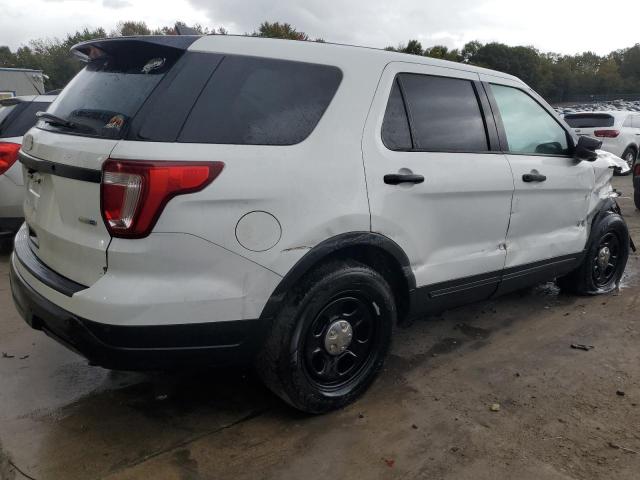 1FM5K8AR4JGC34366 - 2018 FORD EXPLORER POLICE INTERCEPTOR WHITE photo 3