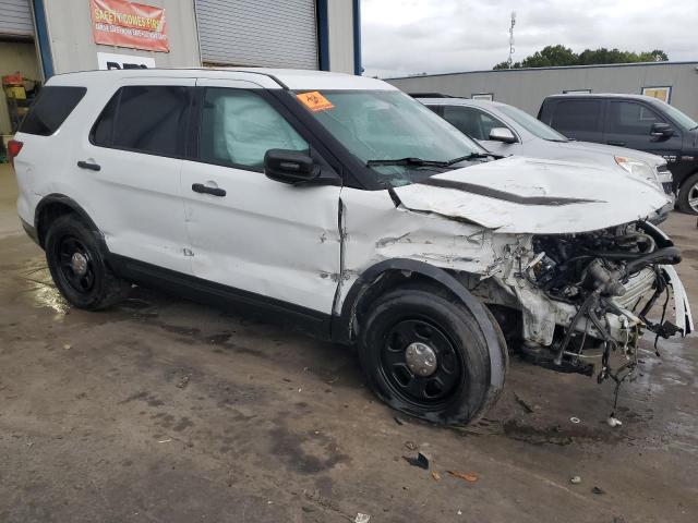 1FM5K8AR4JGC34366 - 2018 FORD EXPLORER POLICE INTERCEPTOR WHITE photo 4