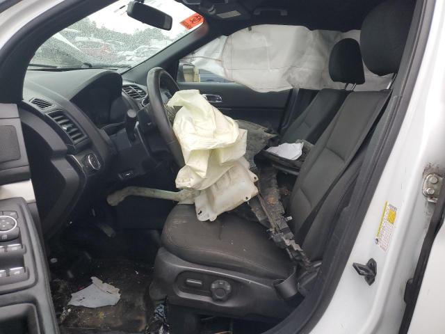 1FM5K8AR4JGC34366 - 2018 FORD EXPLORER POLICE INTERCEPTOR WHITE photo 7