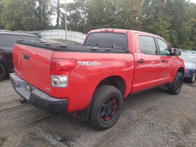 5TFDV54118X076218 - 2008 TOYOTA TUNDRA CREWMAX RED photo 3