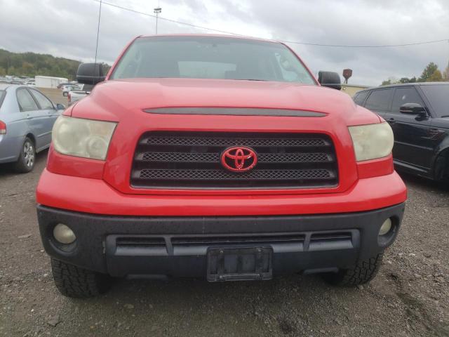 5TFDV54118X076218 - 2008 TOYOTA TUNDRA CREWMAX RED photo 5