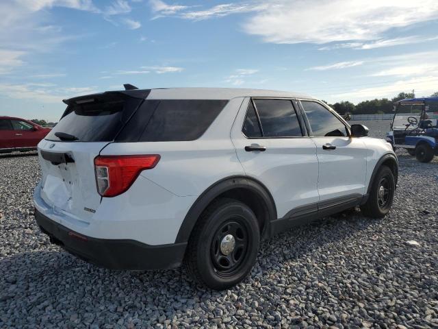 1FM5K8AB9PGB60924 - 2023 FORD EXPLORER POLICE INTERCEPTOR Ақ фото 3