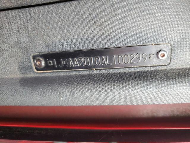 1J4AA2D10AL100299 - 2010 JEEP WRANGLER SPORT RED photo 13