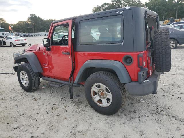 1J4AA2D10AL100299 - 2010 JEEP WRANGLER SPORT RED photo 2