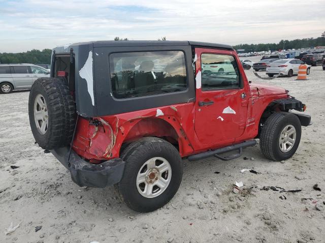1J4AA2D10AL100299 - 2010 JEEP WRANGLER SPORT RED photo 3