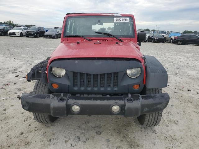 1J4AA2D10AL100299 - 2010 JEEP WRANGLER SPORT RED photo 5