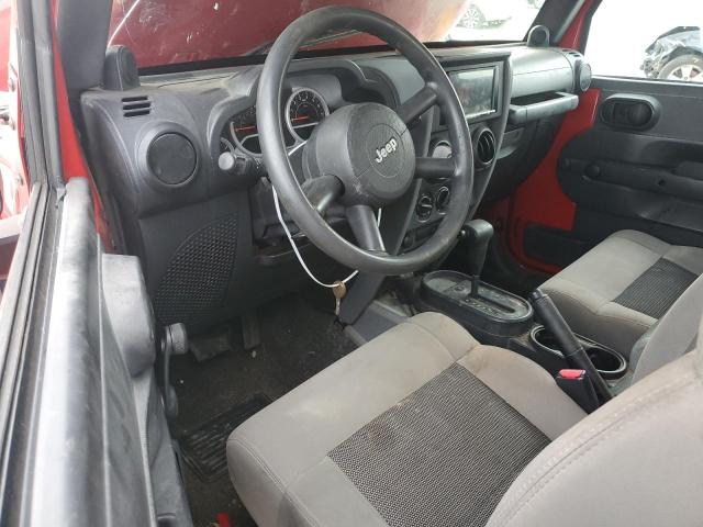 1J4AA2D10AL100299 - 2010 JEEP WRANGLER SPORT RED photo 8