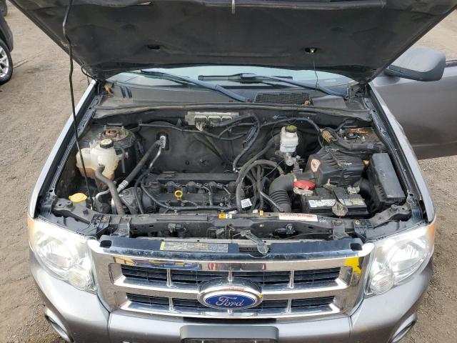 1FMCU9D75CKB25318 - 2012 FORD ESCAPE XLT GRAY photo 12