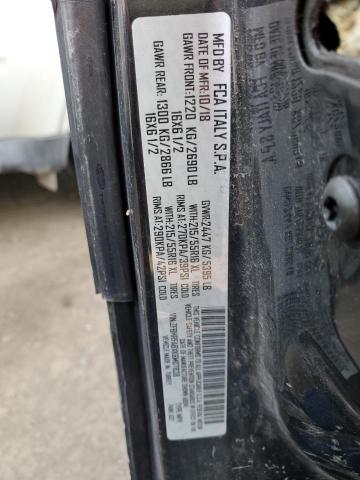 ZFBHRFABXK6M07838 - 2019 RAM PROMASTER შავი ფოტო 13