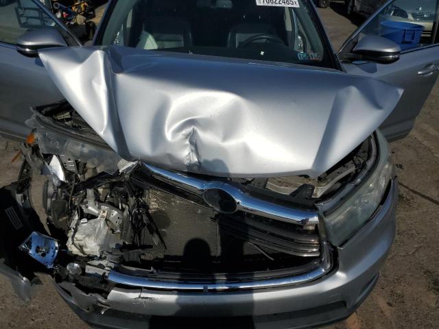 5TDJKRFH0FS086013 - 2015 TOYOTA HIGHLANDER XLE Արծաթագույն լուսանկար 11