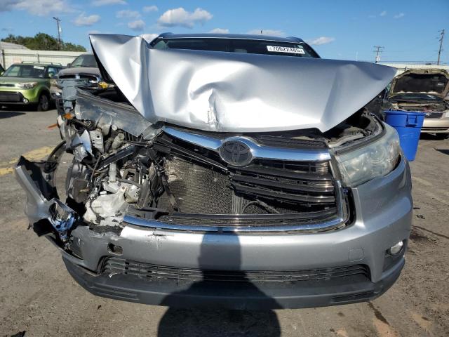 5TDJKRFH0FS086013 - 2015 TOYOTA HIGHLANDER XLE Արծաթագույն լուսանկար 5