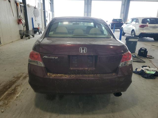 JHMCP26479C009027 - 2009 HONDA ACCORD LXP 勃艮第红 照片 6