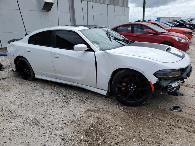 2C3CDXGJ9KH711854 - 2019 DODGE CHARGER SCAT PACK WHITE photo 4