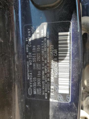 KMHGN4JE2GU108233 - 2016 HYUNDAI GENESIS 3.8L 黑色 照片 12