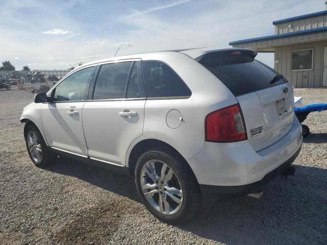 2FMDK4JC4DBC65631 - 2013 FORD EDGE SEL WHITE photo 2