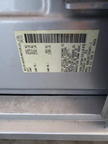 1N4AL2AP3BN501446 - 2011 NISSAN ALTIMA BASE SILVER photo 12