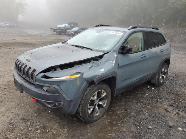 1C4PJMBS6FW652631 - 2015 JEEP CHEROKEE TRAILHAWK GRAY photo 1
