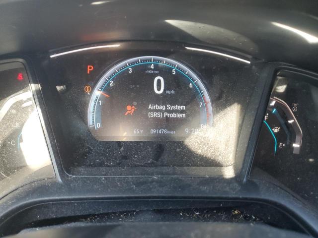 2HGFC2F6XKH514401 - 2019 HONDA CIVIC LX WHITE photo 9