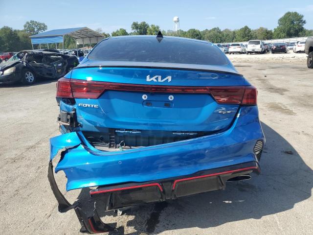 3KPF44AC8NE487333 - 2022 KIA FORTE GT BLUE photo 6