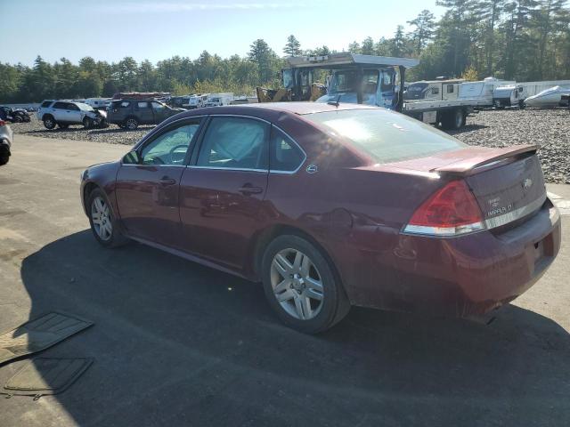 2G1WC57M491207590 - 2009 CHEVROLET IMPALA 2LT RED photo 2