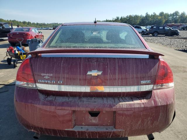 2G1WC57M491207590 - 2009 CHEVROLET IMPALA 2LT RED photo 6