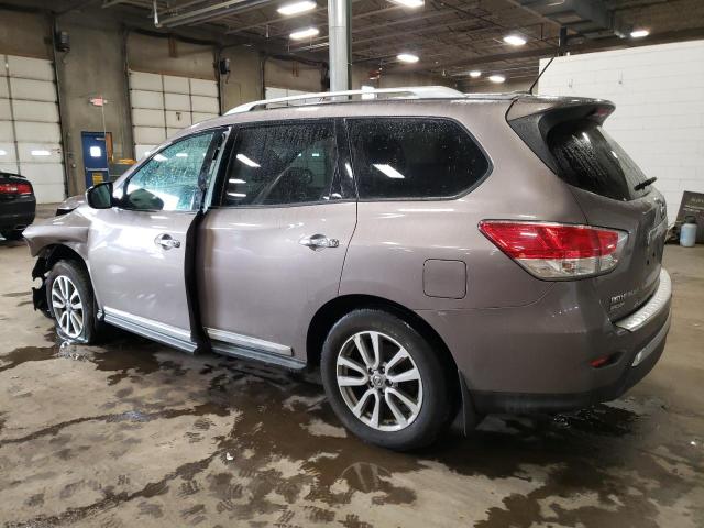 5N1AR2MM9EC645931 - 2014 NISSAN PATHFINDER S 棕色 照片 2