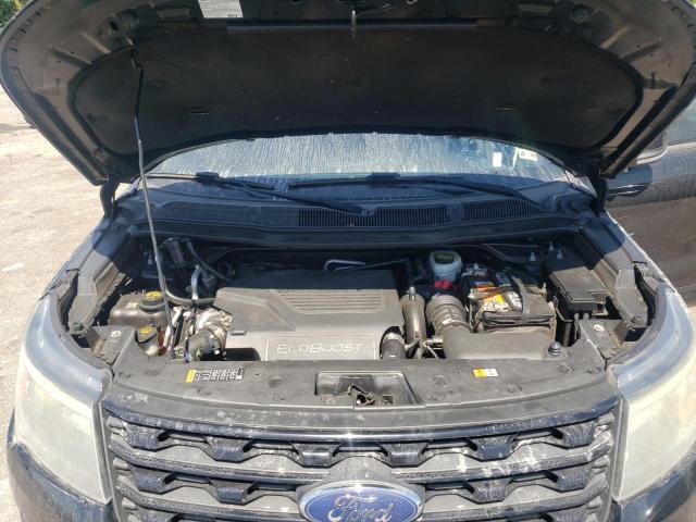 1FM5K8GT0GGC64959 - 2016 FORD EXPLORER SPORT შავი ფოტო 12