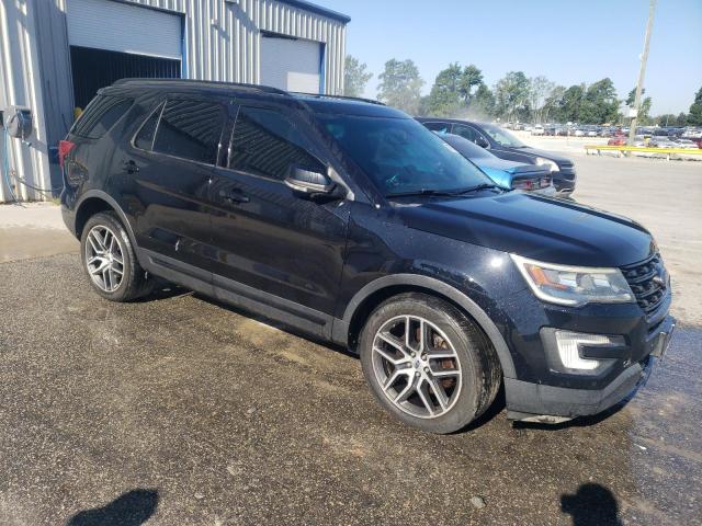 1FM5K8GT0GGC64959 - 2016 FORD EXPLORER SPORT შავი ფოტო 4