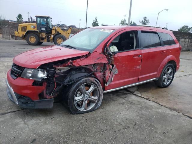 3C4PDCGG4JT156392 - 2018 DODGE JOURNEY CROSSROAD RED photo 1