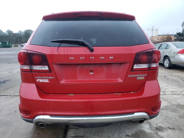 3C4PDCGG4JT156392 - 2018 DODGE JOURNEY CROSSROAD RED photo 6