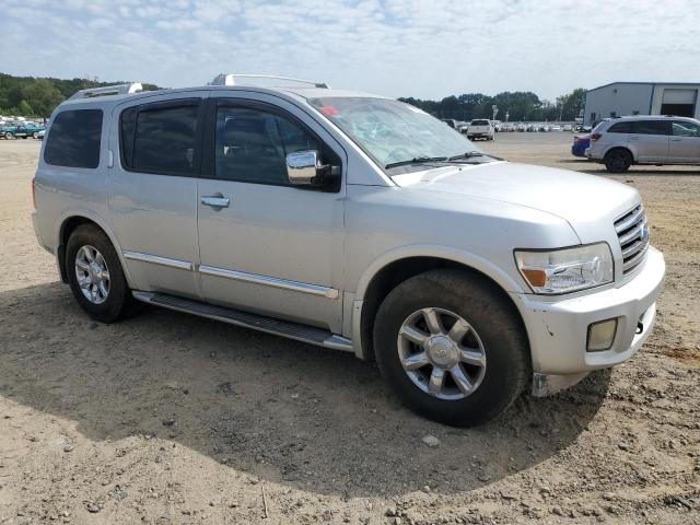 5N3AA08C67N800155 - 2007 INFINITI QX56 SILVER photo 4