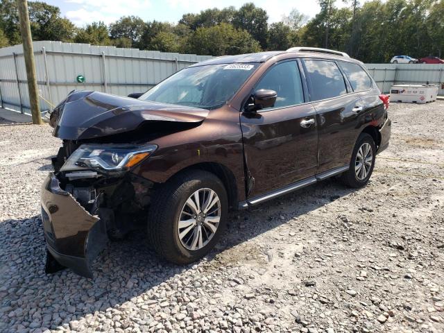 5N1DR2CN8LC609152 - 2020 NISSAN PATHFINDER SL MAROON photo 1