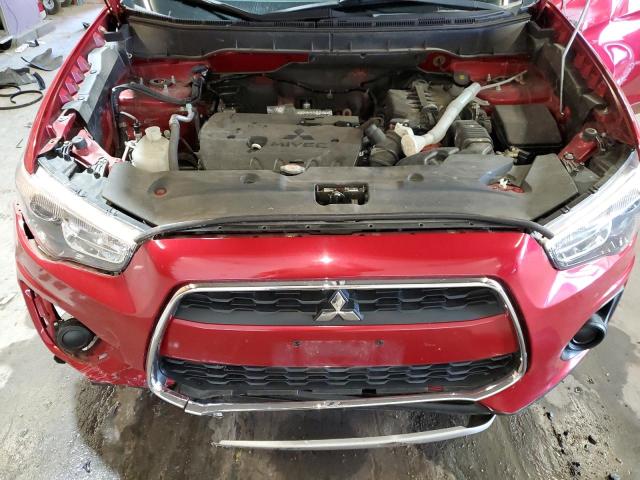4A4AR3AU9DE012341 - 2013 MITSUBISHI OUTLANDER ES RED photo 12